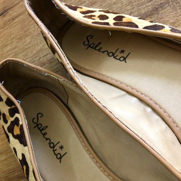 Splendid ‘Cannes’ Horsehair Animal Print Flats 11 - Picture 2 of 4